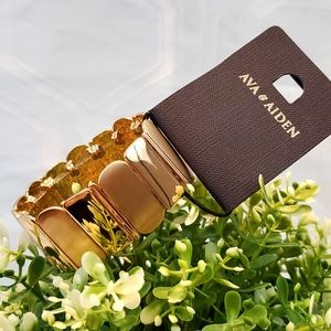 2/$15 NWT Ava & Aiden Gold Cuff Bracelet